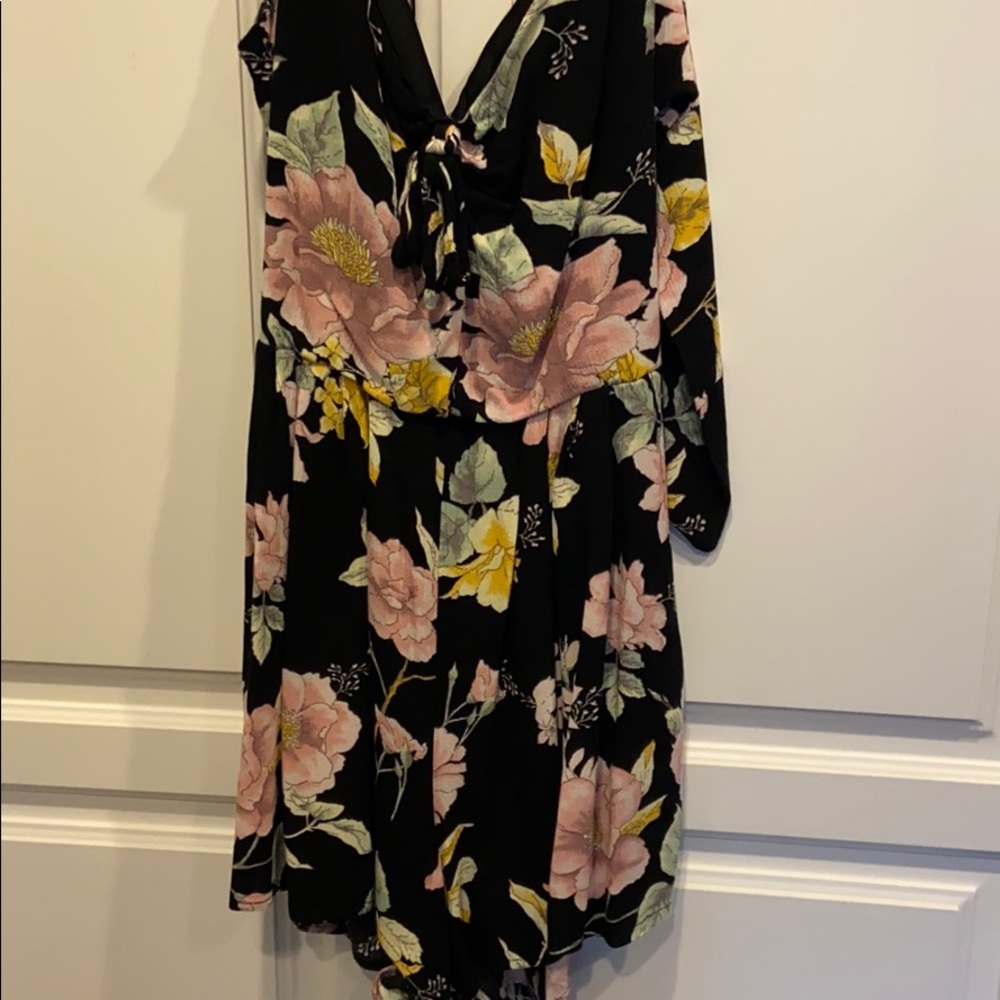 A black flower Romper!